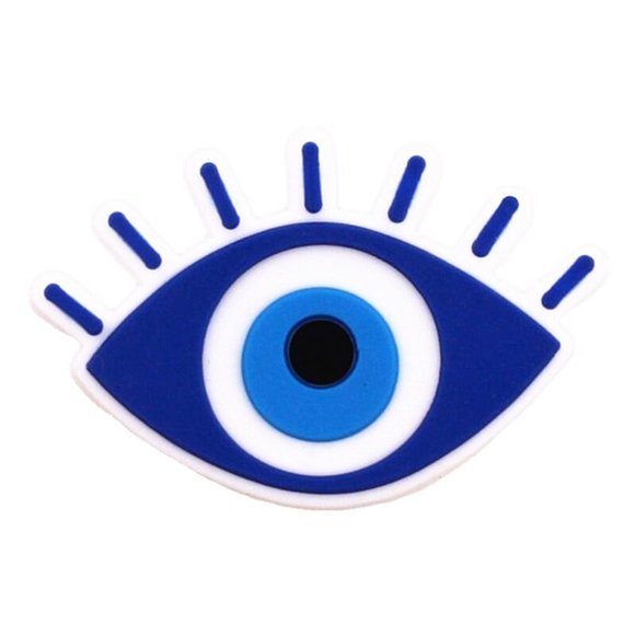 Evil Blue Eye croc charm - Picture 1 of 1